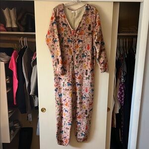 Natural Life Cat Zipper PJs